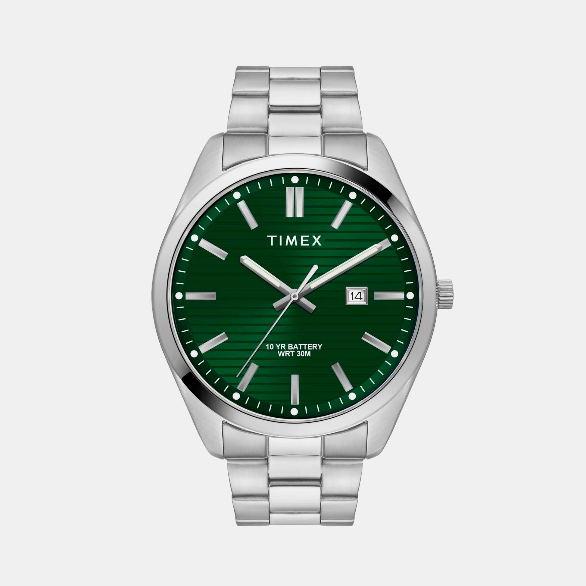 E Class Male Green Analog Stainless Steel Watch TWTG10409