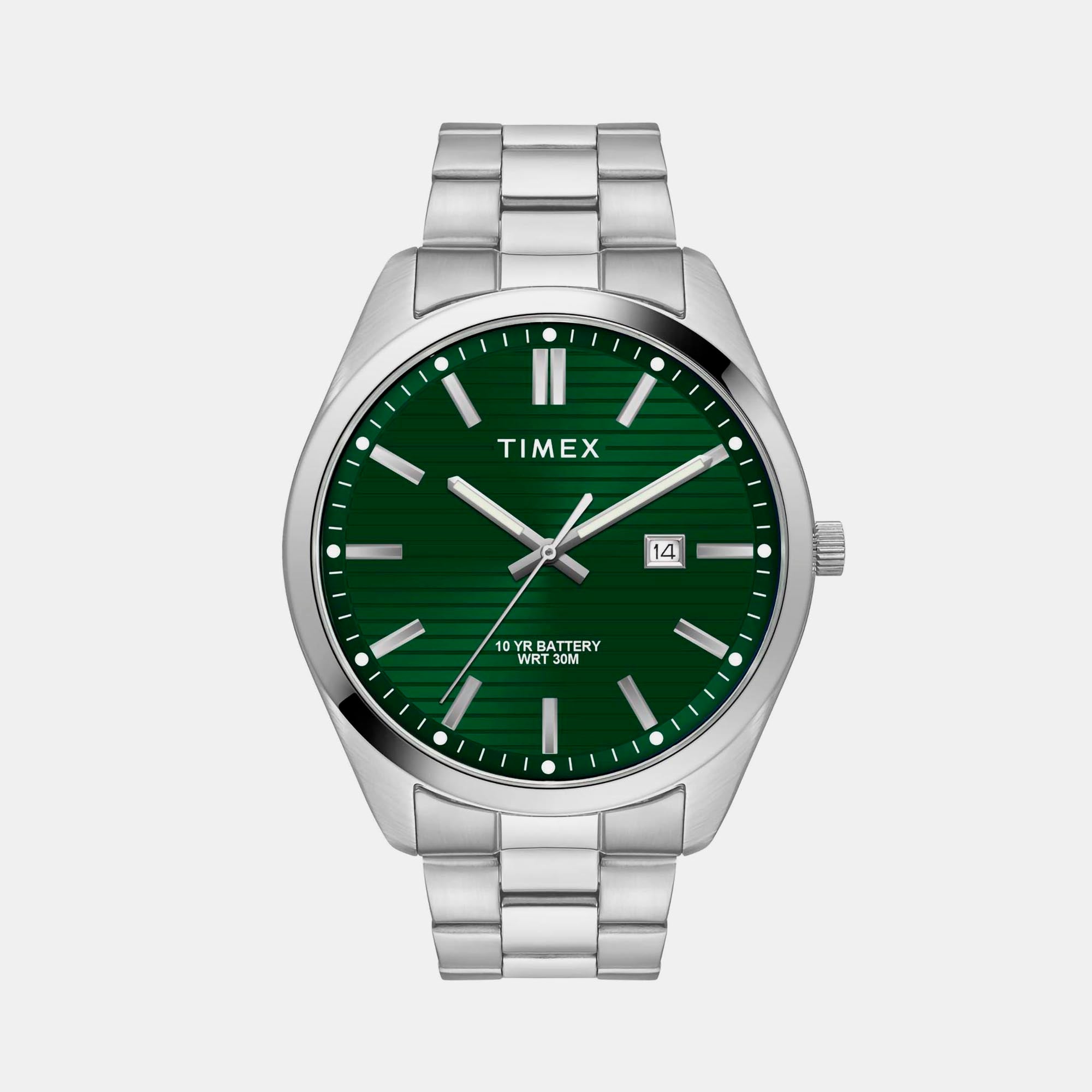 Timex Round Green Analog watch