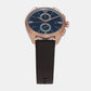 Men's Blue Chronograph Leather Watch AR11554