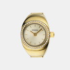 Fossil Round Gold Analog watch