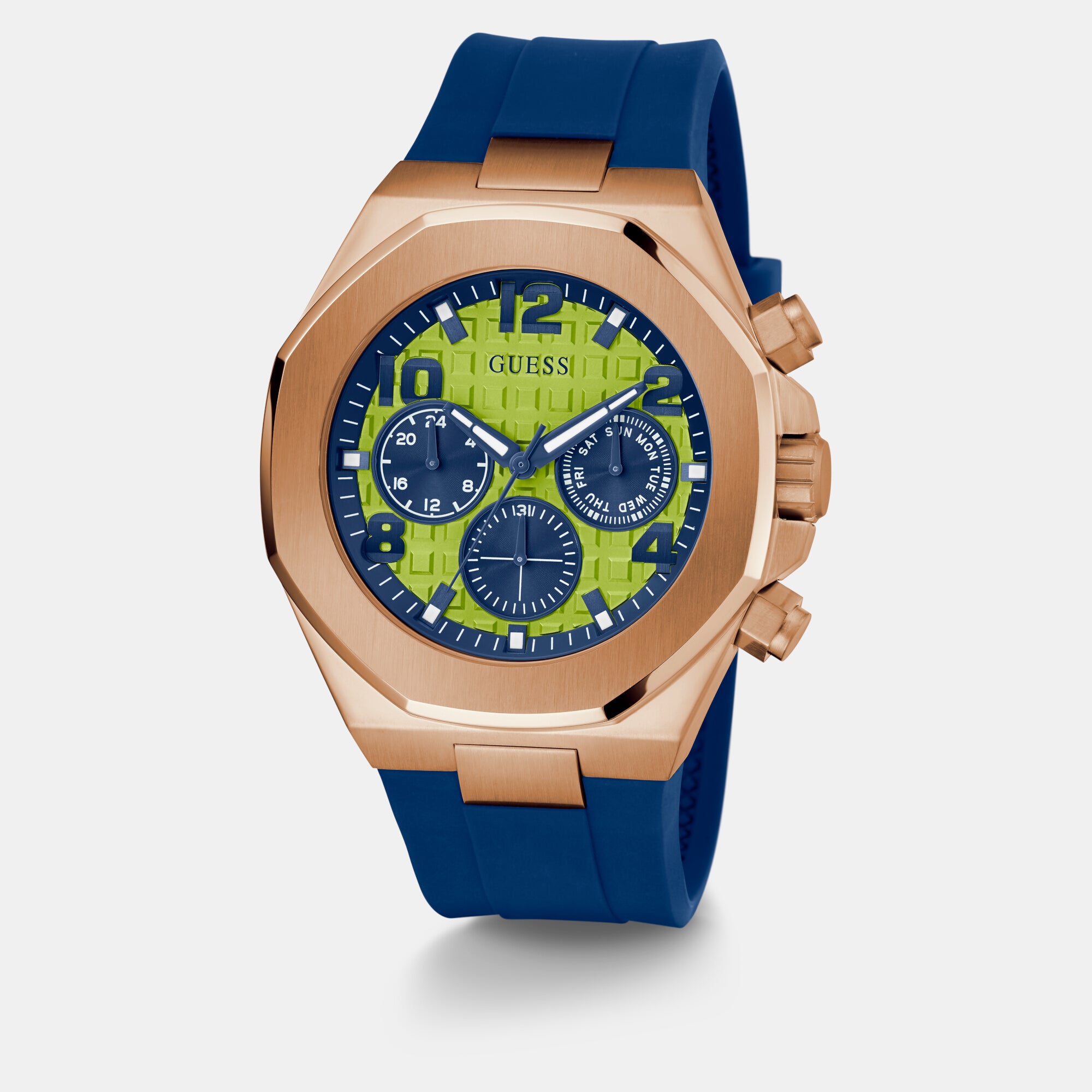 Guess Silicone Green watch
