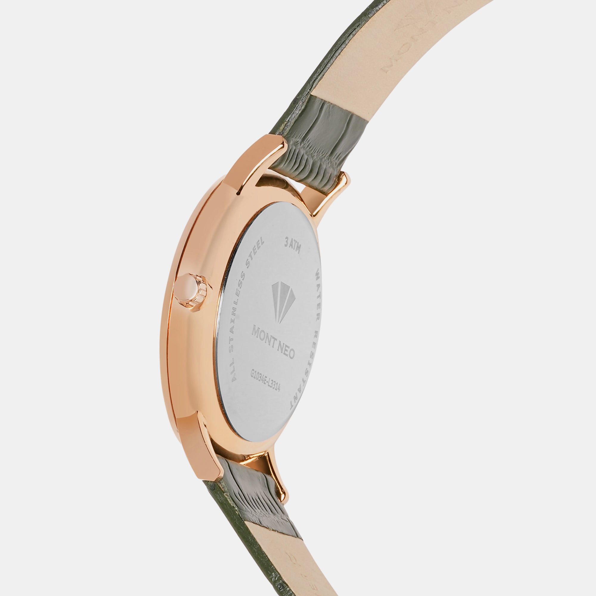 Mont Neo Men Round Green watch