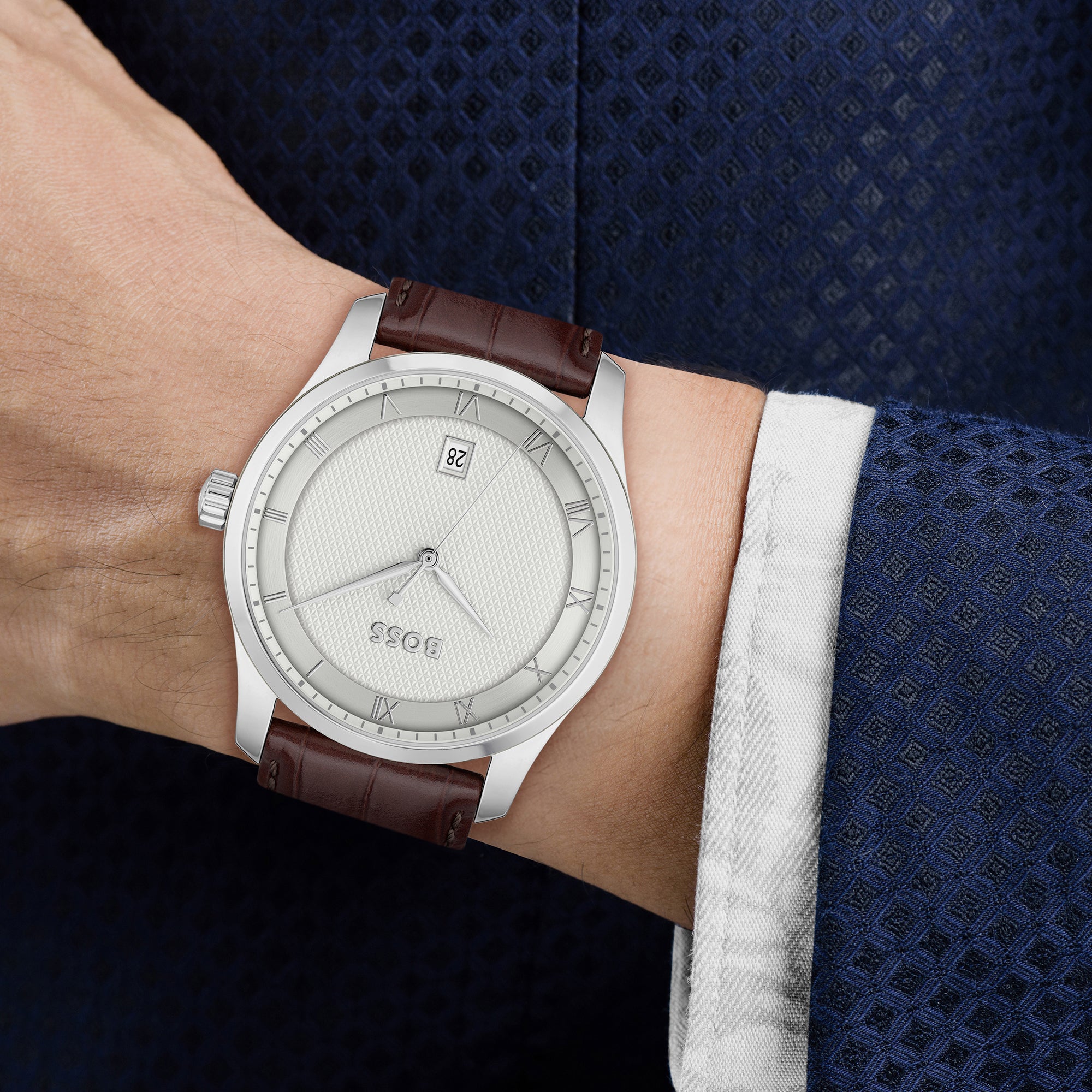 Boss Stainless Steel Round watch