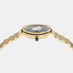 Versace Women Round Black watch