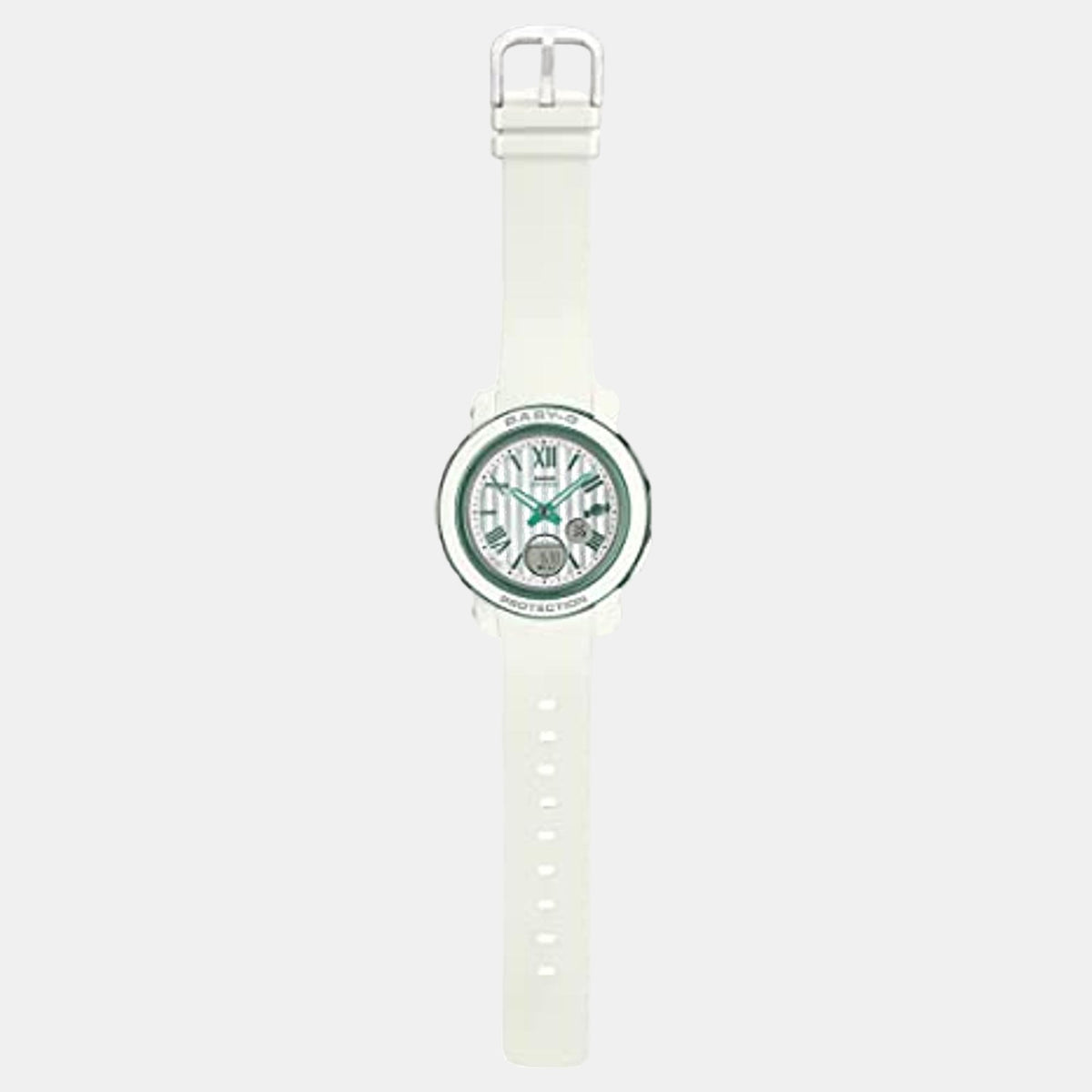 Baby-G Women Quartz White Dial Analog-Digital Resin Watch B233