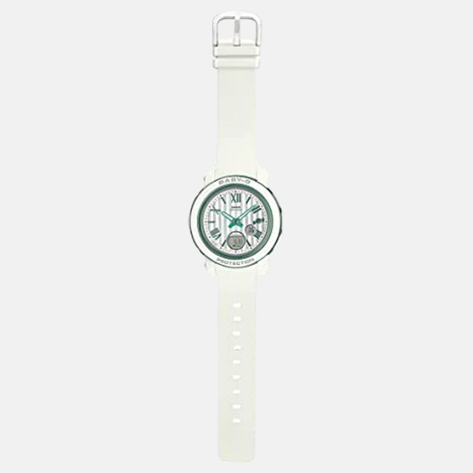 Baby-G Men Quartz White Dial Analog-Digital Resin Watch B233