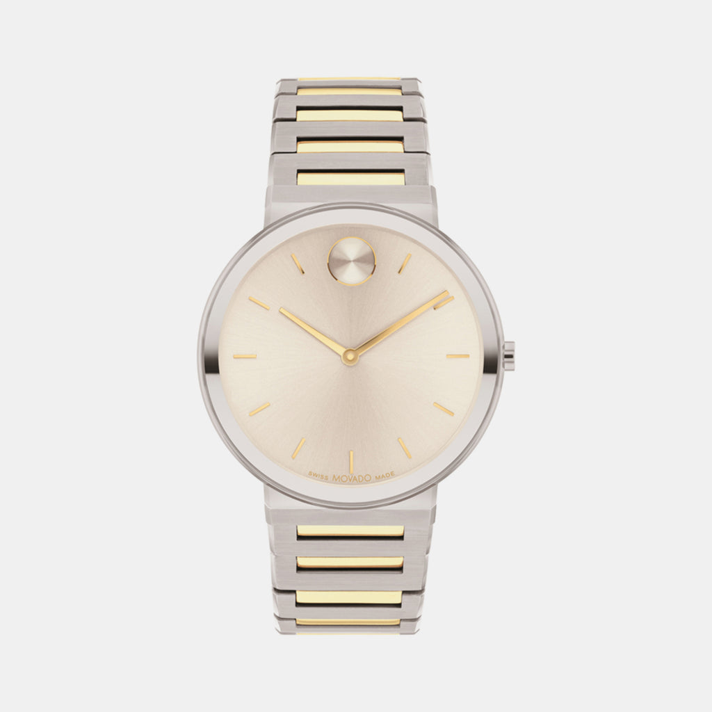 Movado Round Beige Analog watch