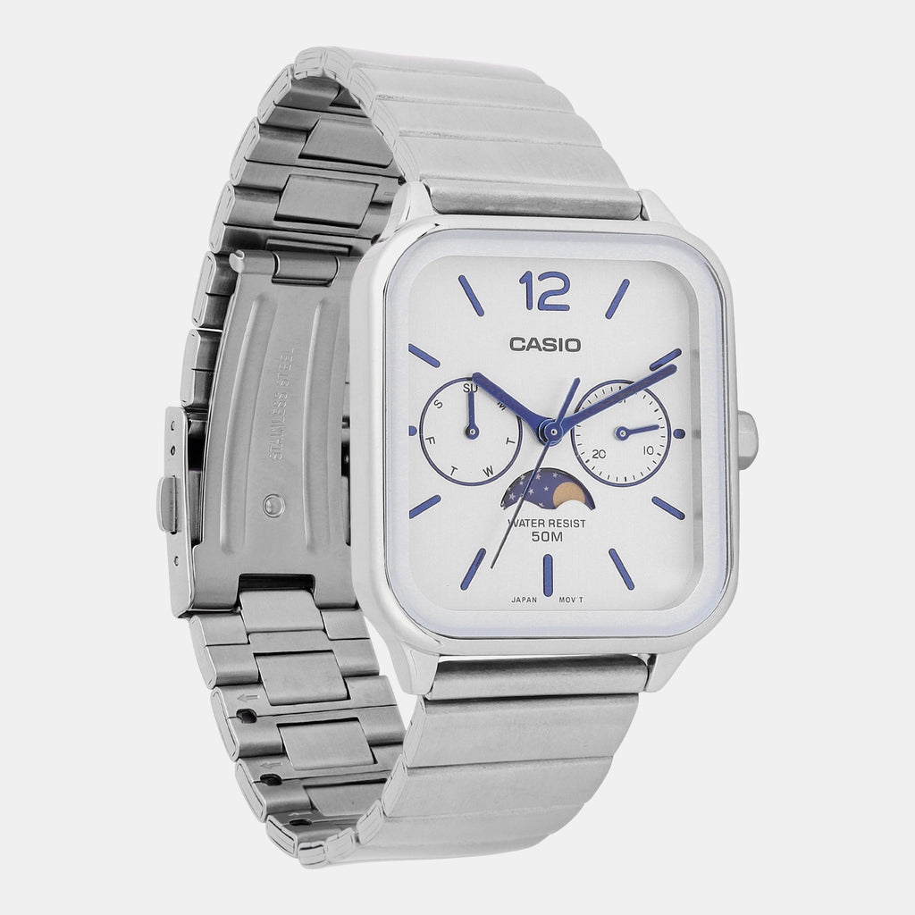 Casio Men Rectangular White watch