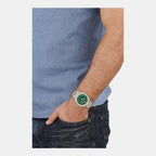 Versace Men Round Green watch