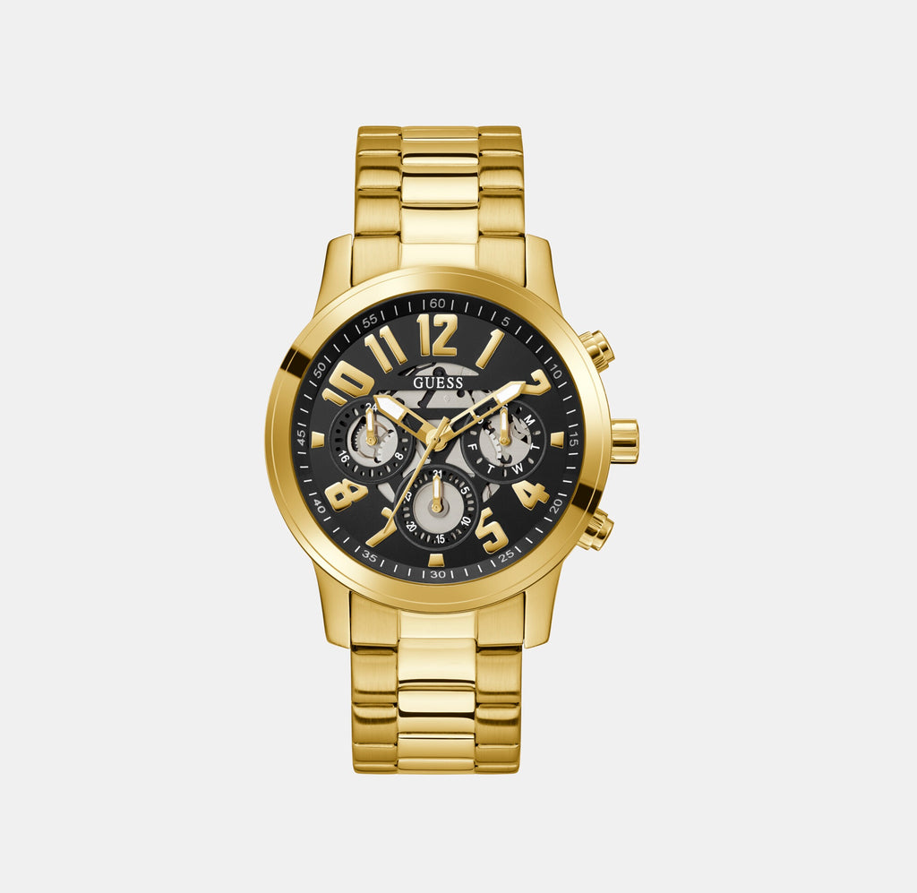Guess Round Black Chronograph watch