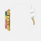 Men Quartz White Dial Analog Resin Watch GW0556L2