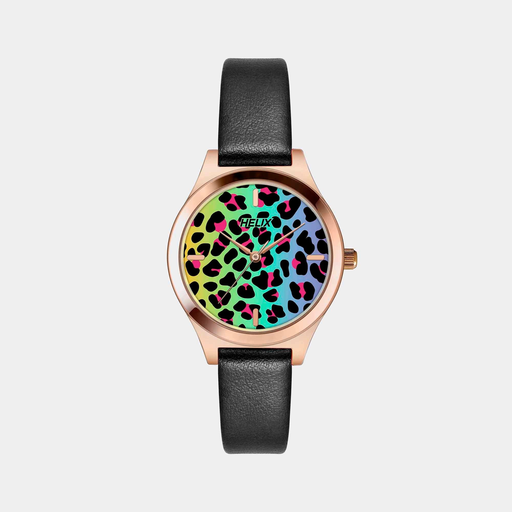 Helix Round Two Tone Analog watch