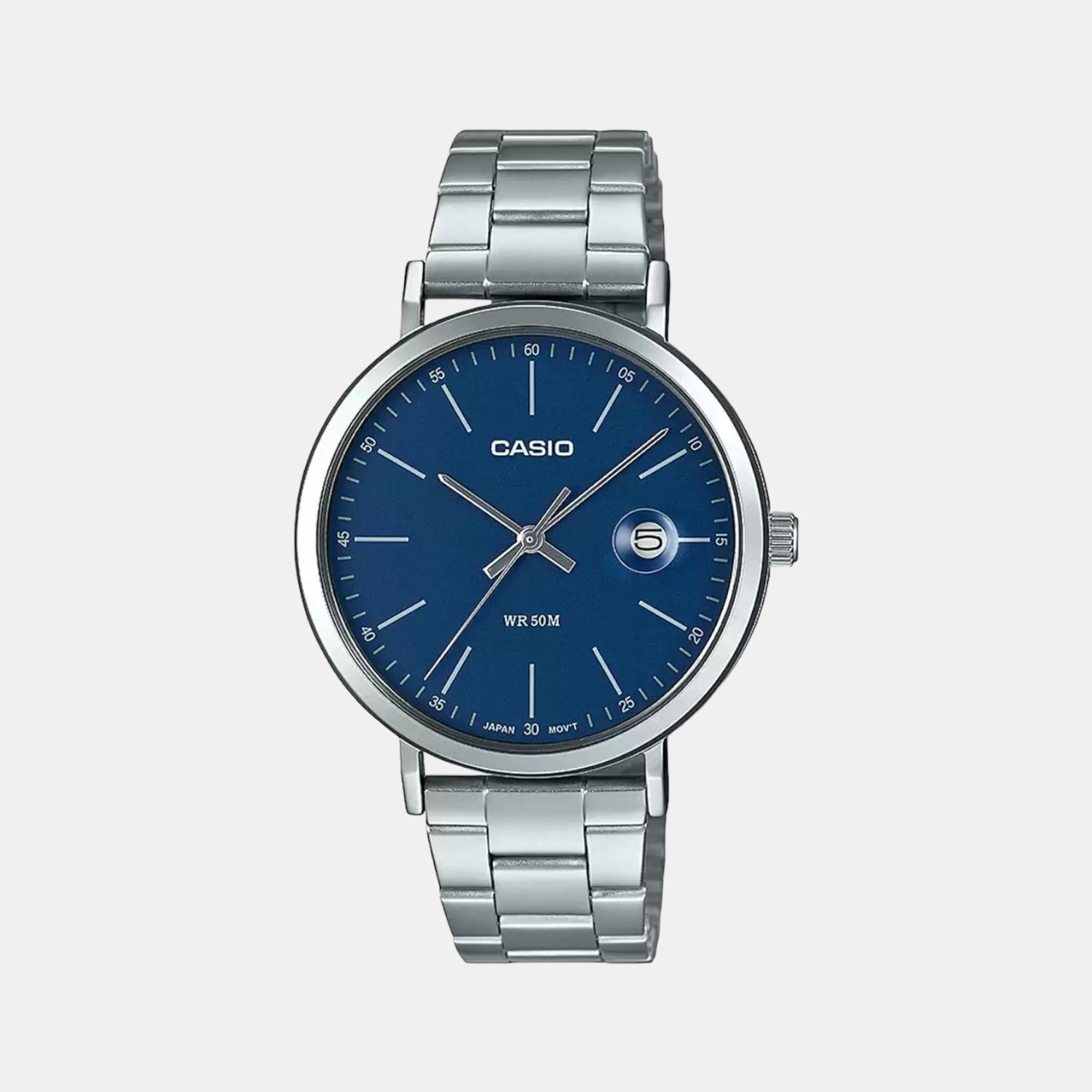 Casio Round Blue Analog watch