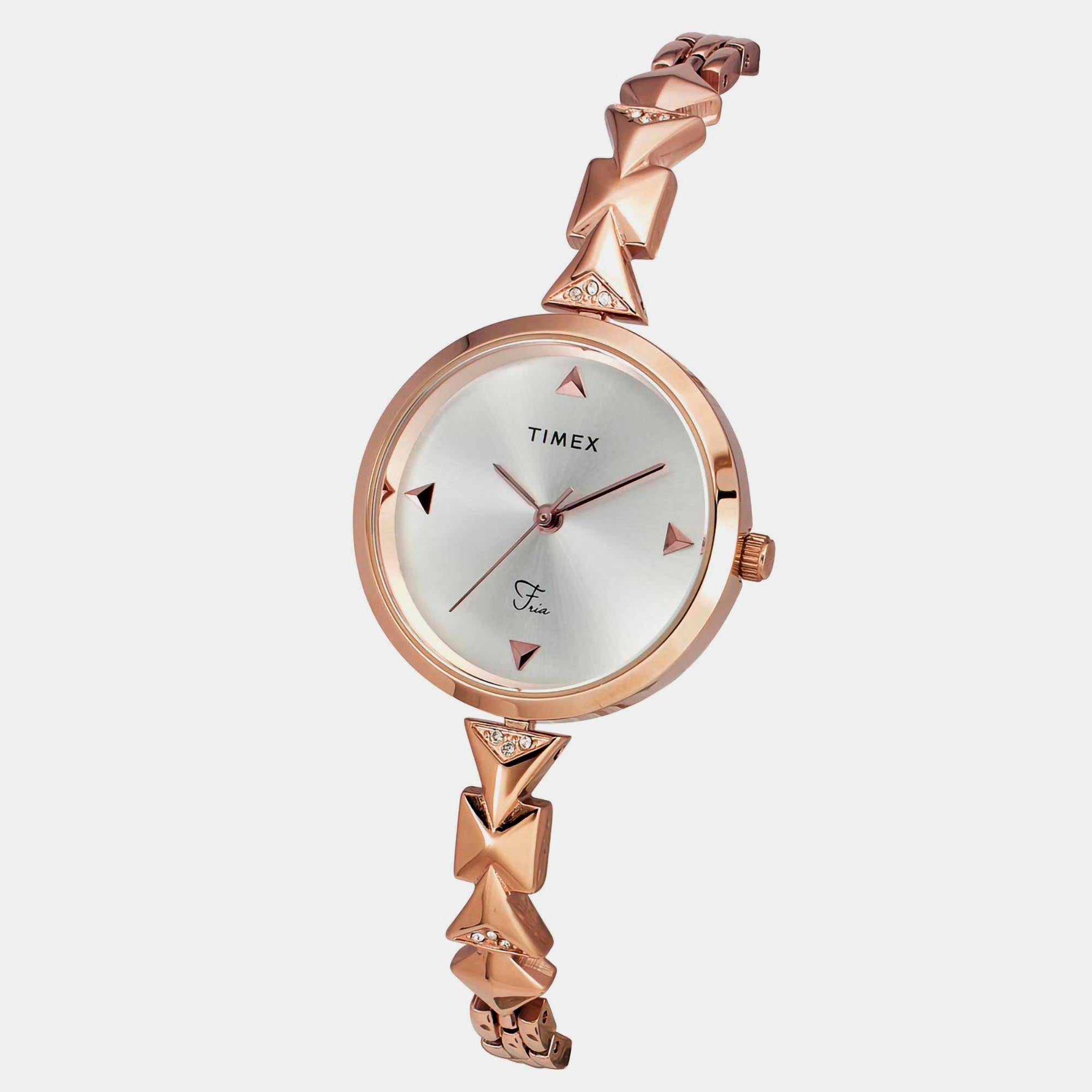 Timex Brass Round watch