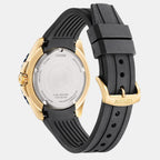 Men Quartz Blue Dial Analog Silicone Watch BN0196-01L
