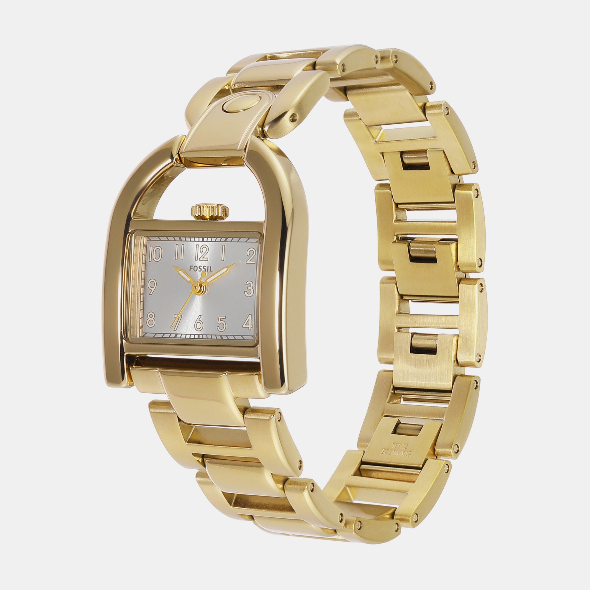 Fossil Women Square Silver watch