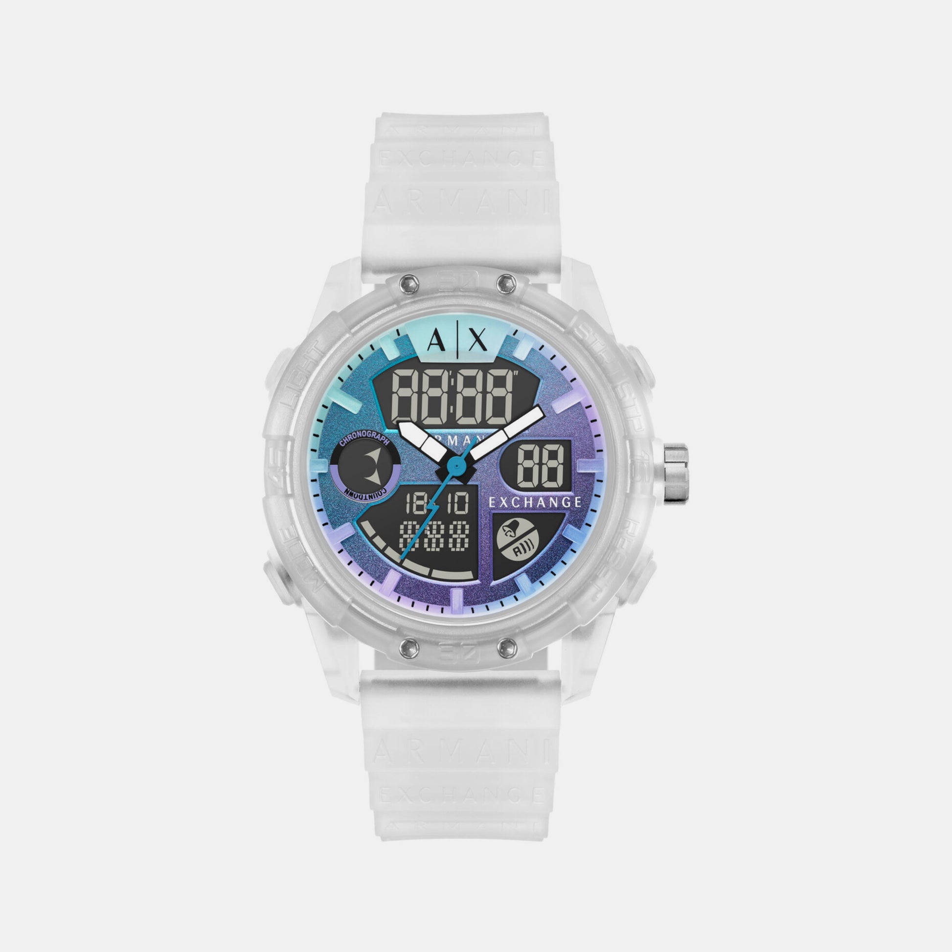 Male Analog-Digital Silicone Watch AX2963