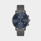 Boss Round Blue Chronograph watch
