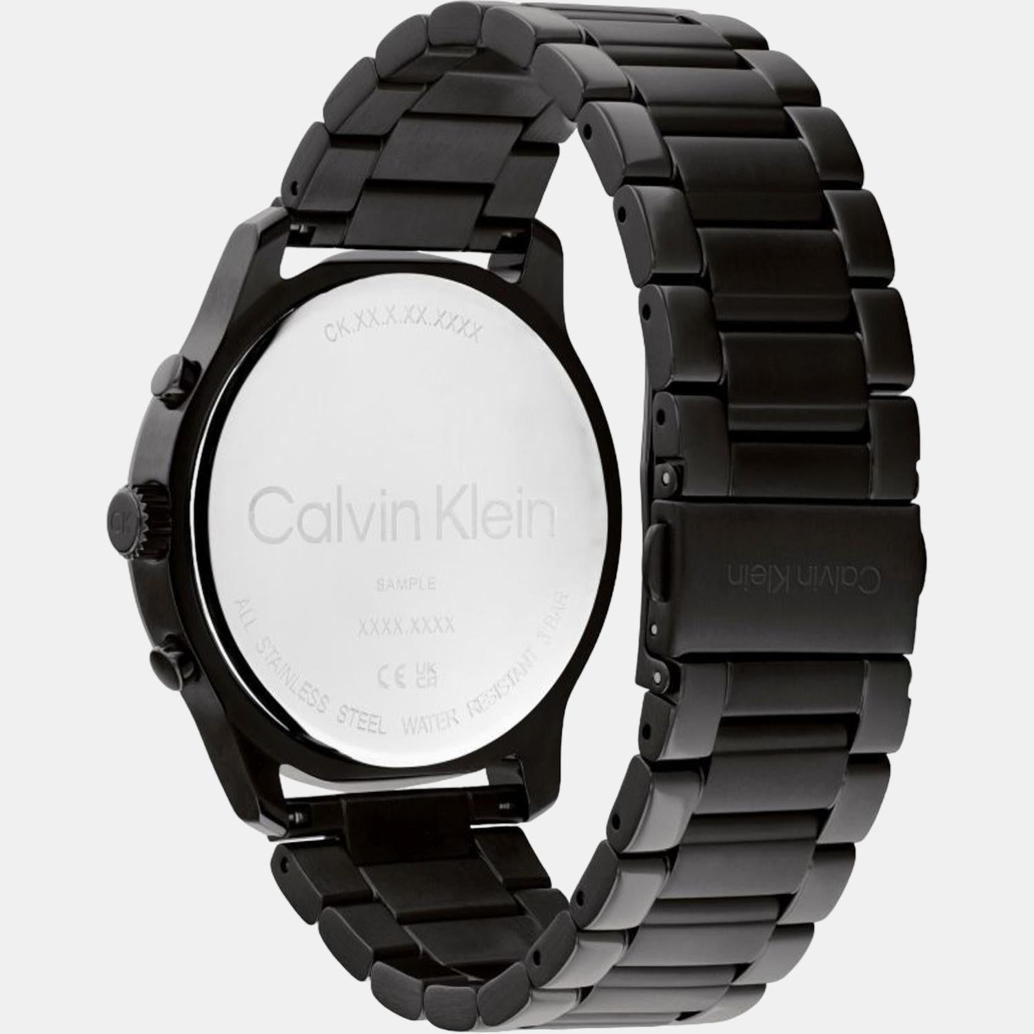 Calvin Klein Men Round Black watch