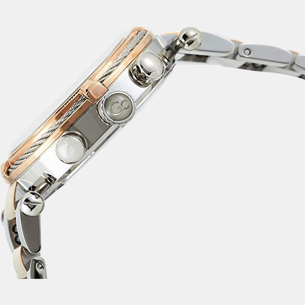 Men Quartz Grey Dial Chronograph Stainless Steel Watch Y16015L5MF