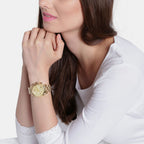 Michael Kors Women Round Gold watch