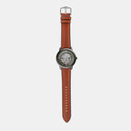 Neutra Men Automatic Smoke Dial Analog Leather Watch ME3161