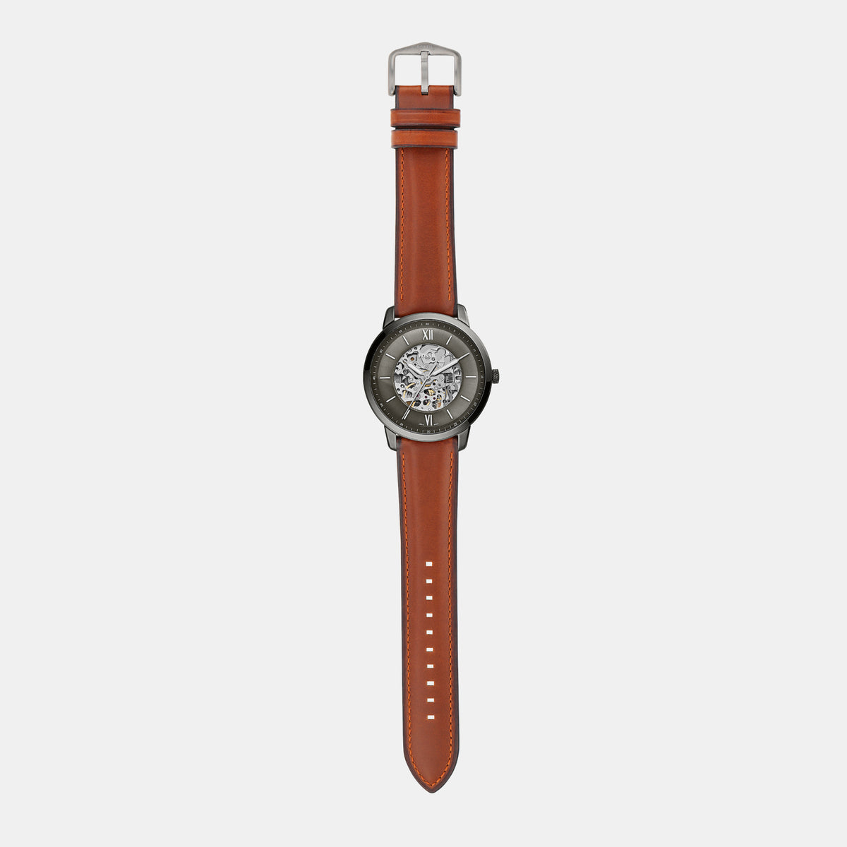 Neutra Men Automatic Grey Dial Analog Leather Watch ME3161