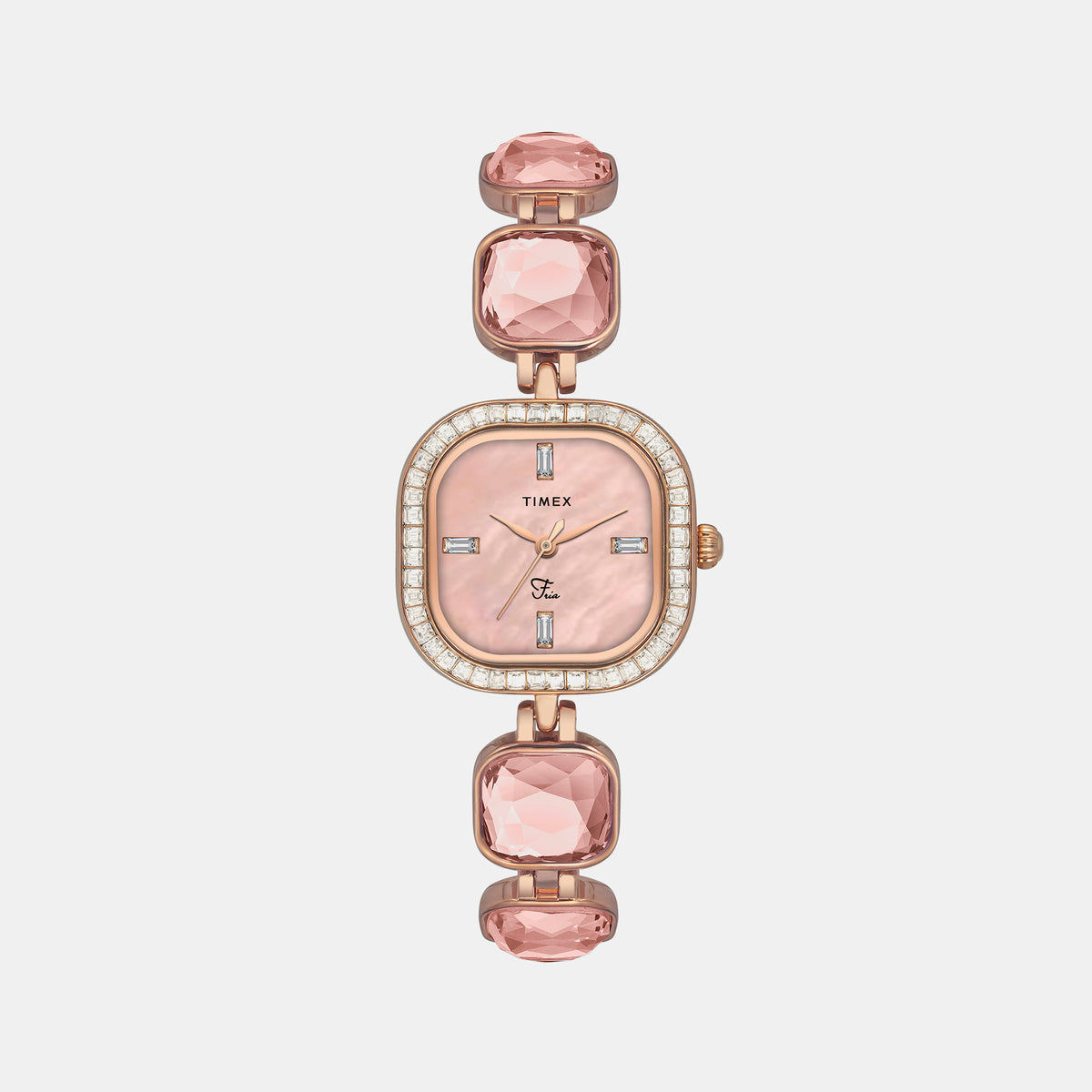Timex Square Mother Of Pearl Analog watch