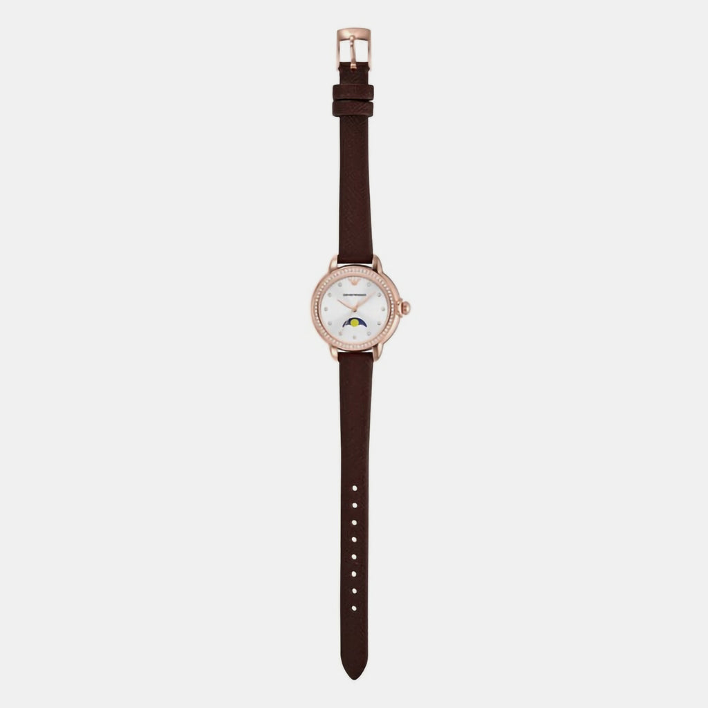 Emporio Armani Round Quartz Analog Women watch
