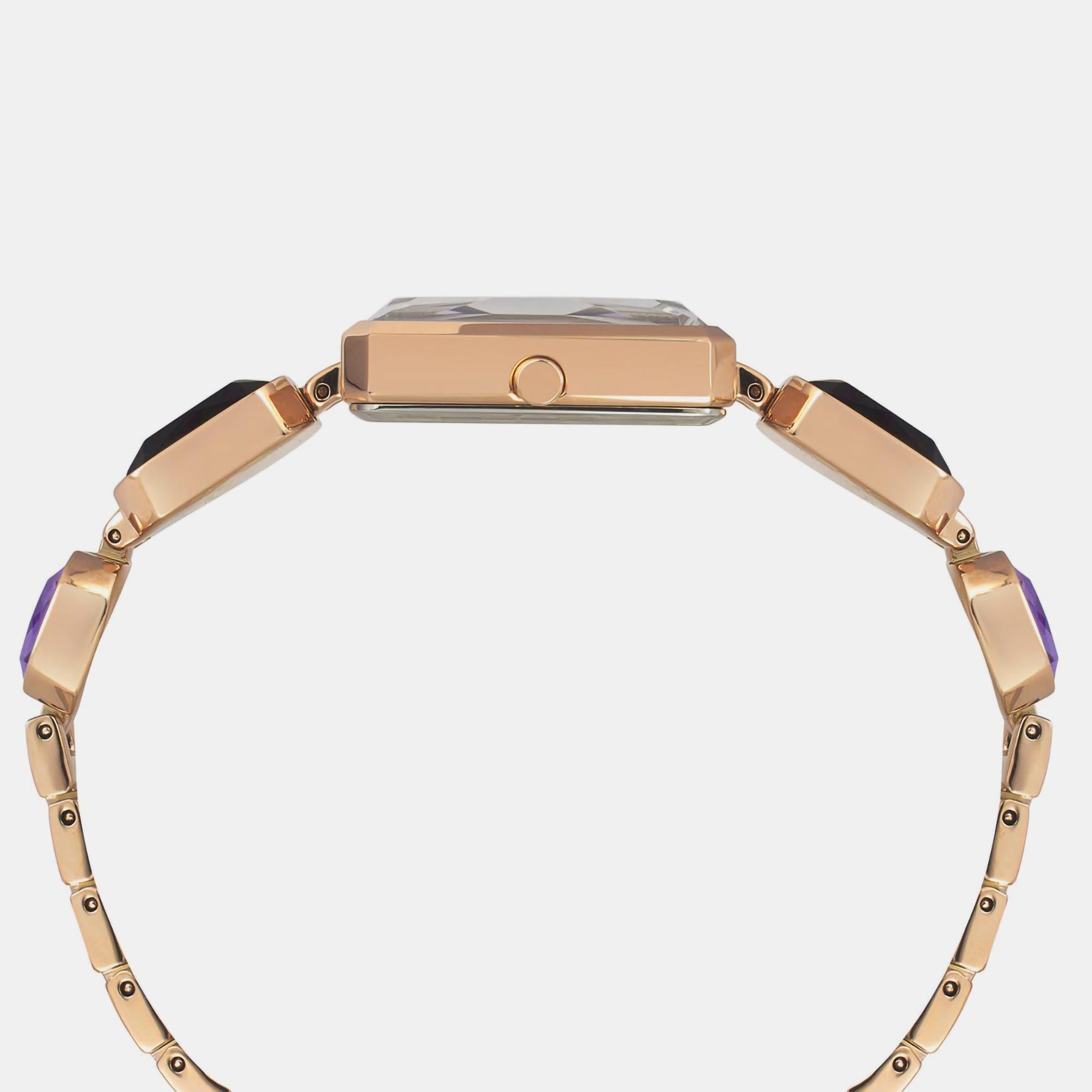 Timex Brass Burgundy watch