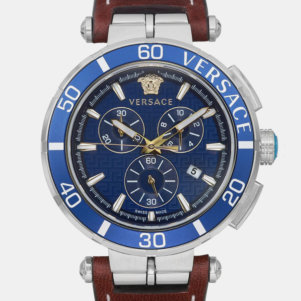 Versace Stainless Steel Round watch