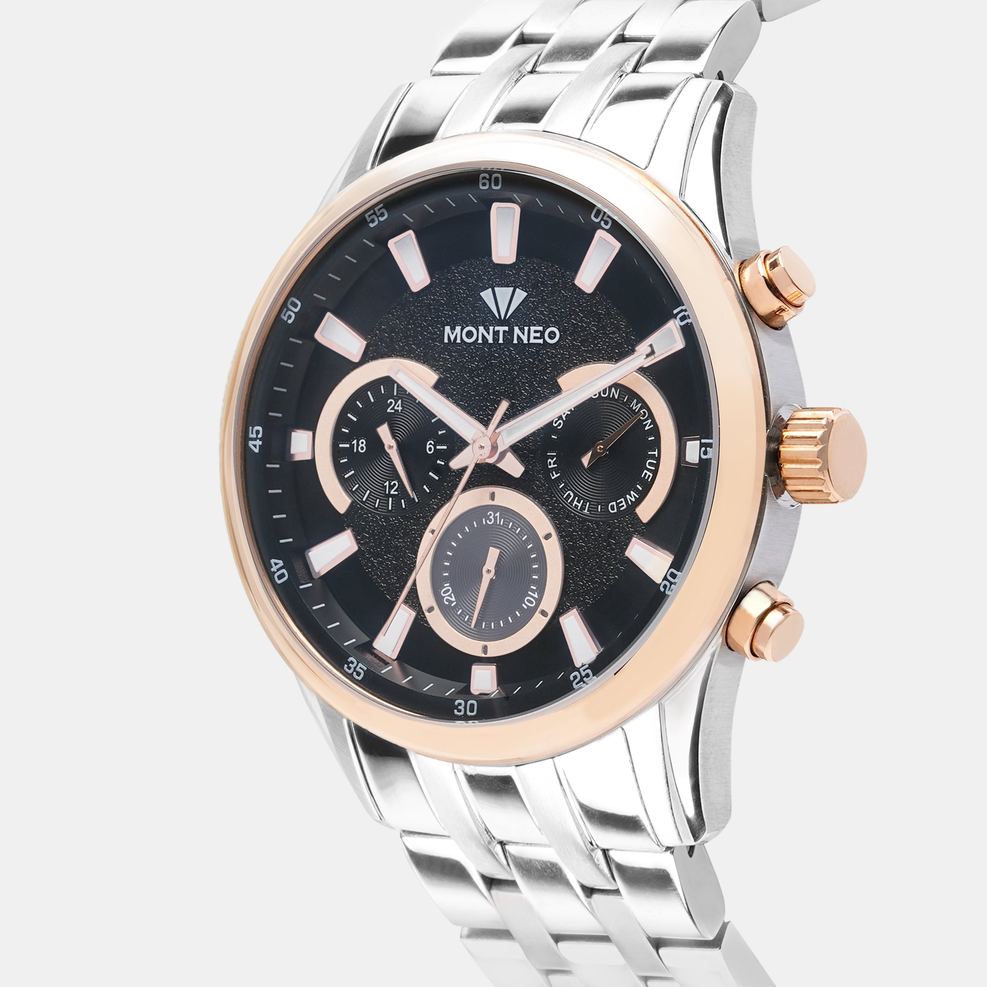 Mont Neo 44 mm Round Quartz watch