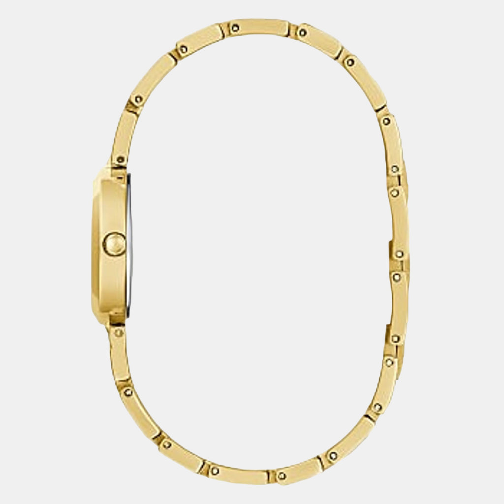 Lady G Women Quartz Gold Dial Analog Stainless Steel Watch GW0549L2