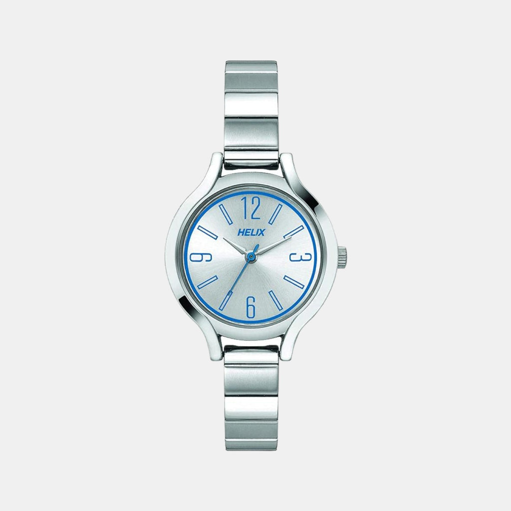 Helix Round Silver Analog watch