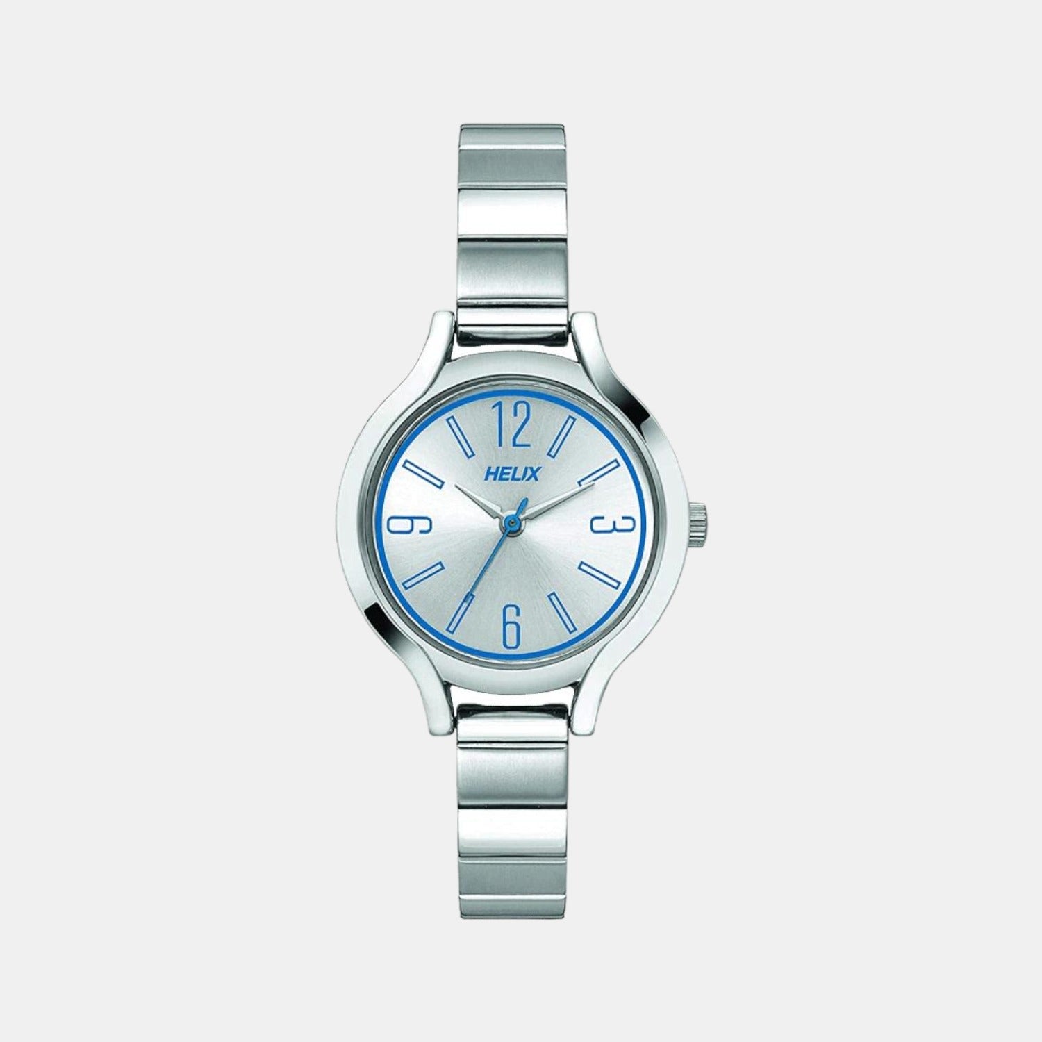 Helix Round Silver Analog watch