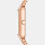 Raquel Women Quartz White Dial Analog Stainless Steel Watch ES5271