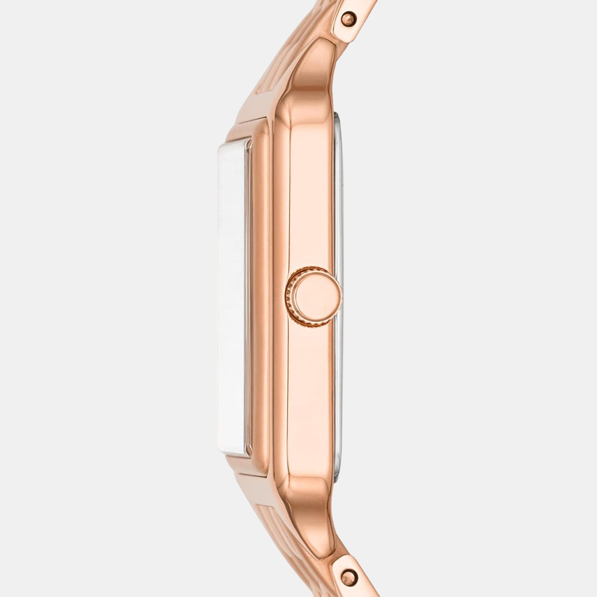 Raquel Women Quartz White Dial Analog Stainless Steel Watch ES5271