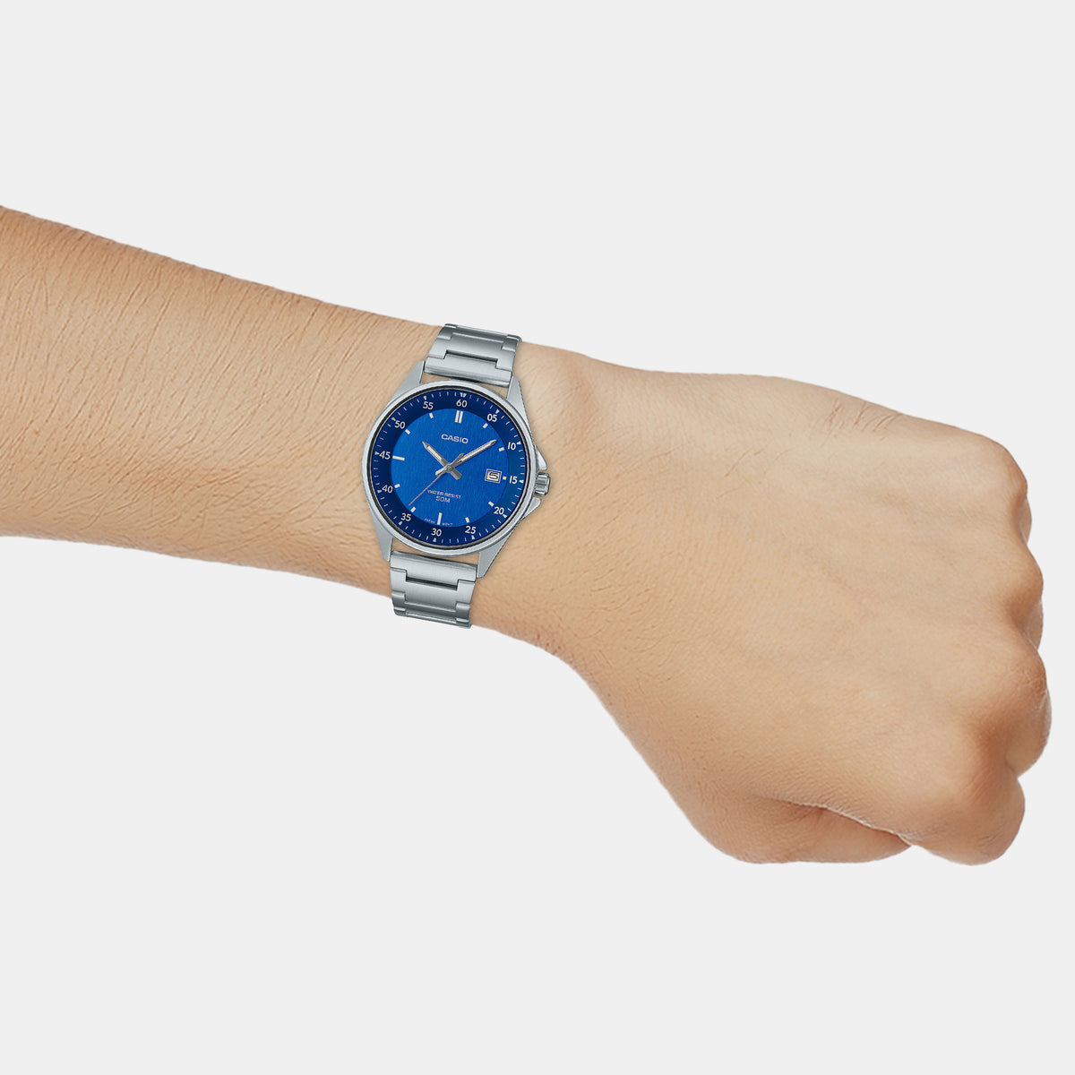 Casio Stainless Steel Blue watch