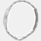 Women Quartz Silver Dial Analog Stainless Steel Watch AX5256