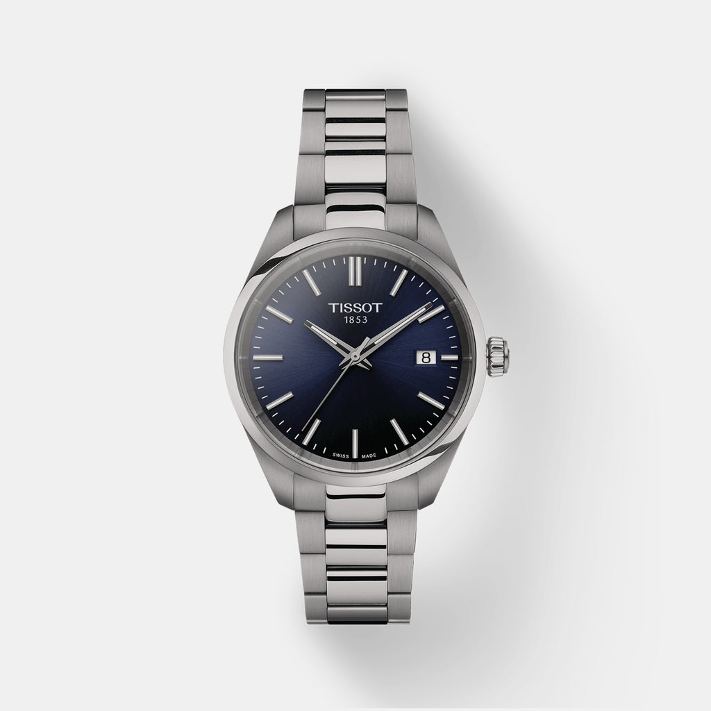 Tissot Round Blue Analog watch
