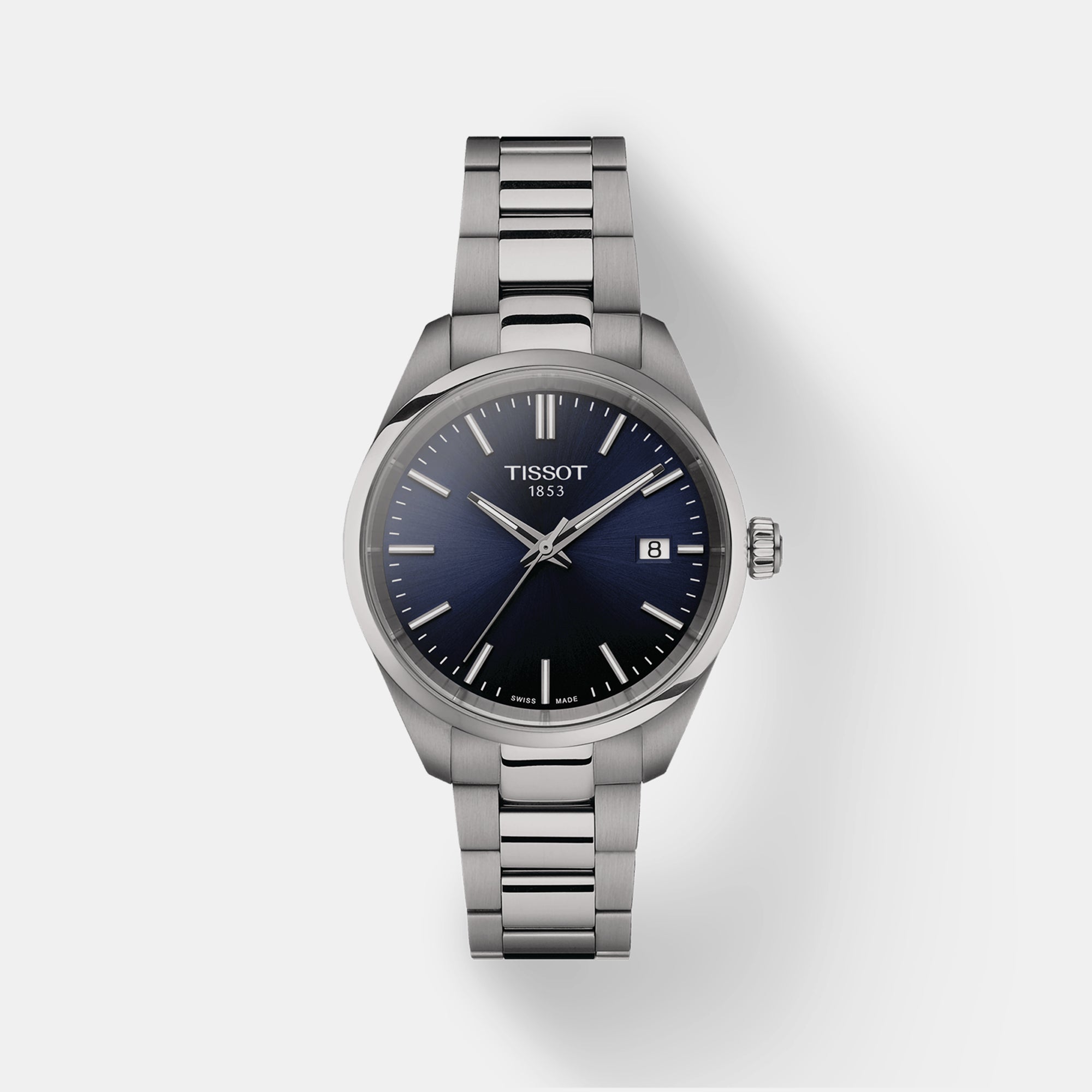 Tissot Round Blue Analog watch
