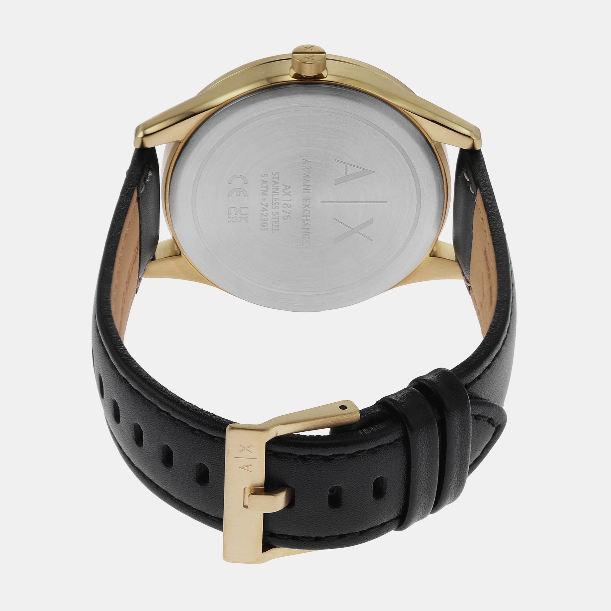 Armani Exchange Leather Black watch