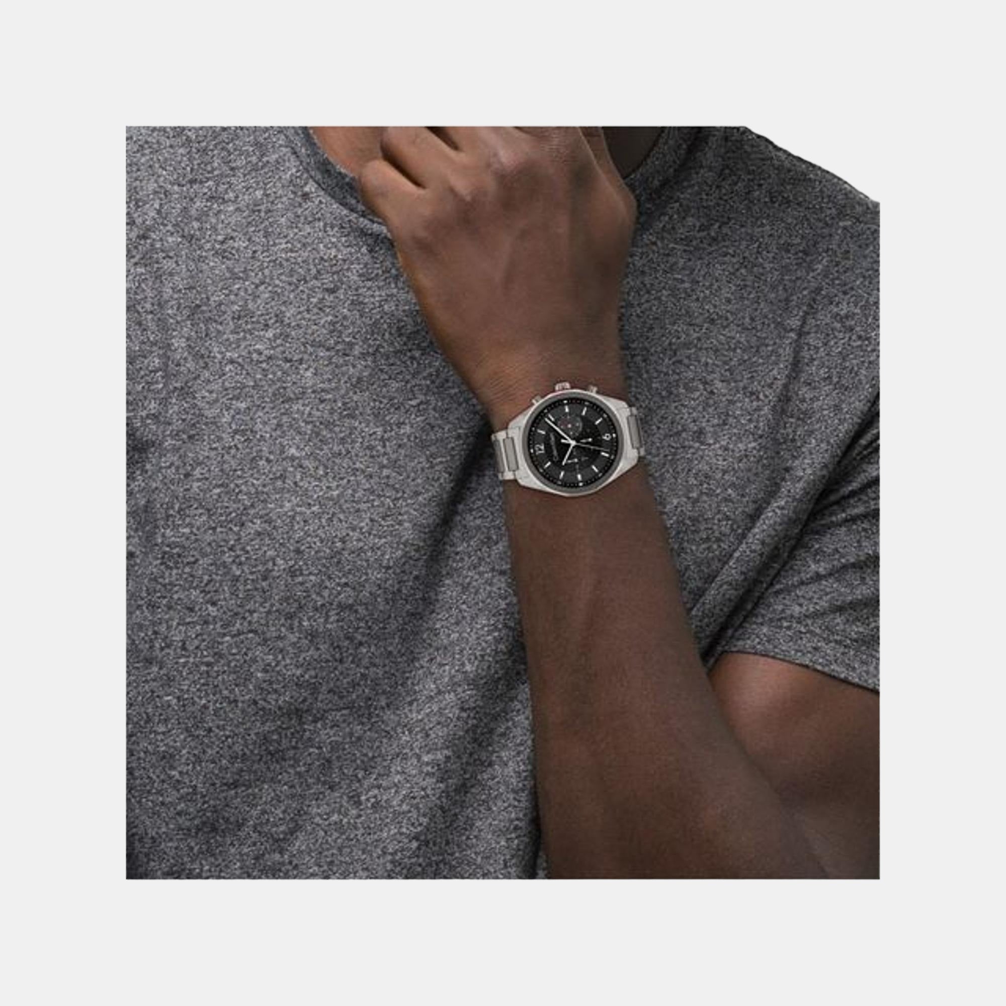 Ck Force Men Quartz Black Dial Chronograph Stainless Steel Watch 25200267