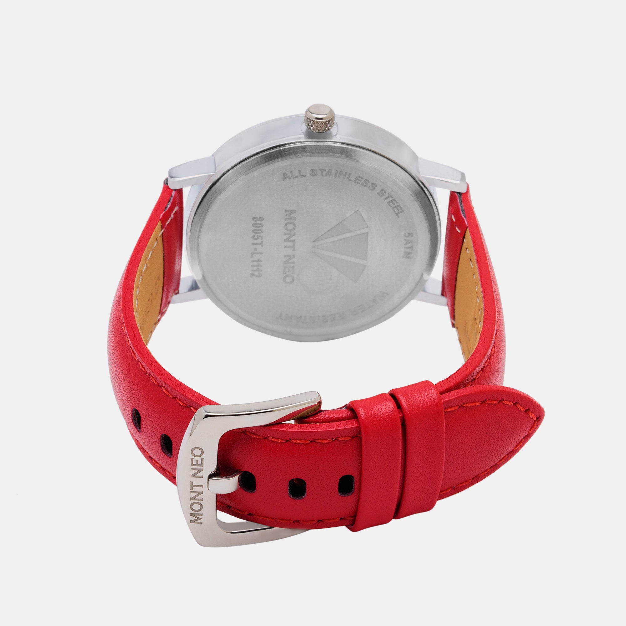 Mont Neo Stainless Steel Round watch