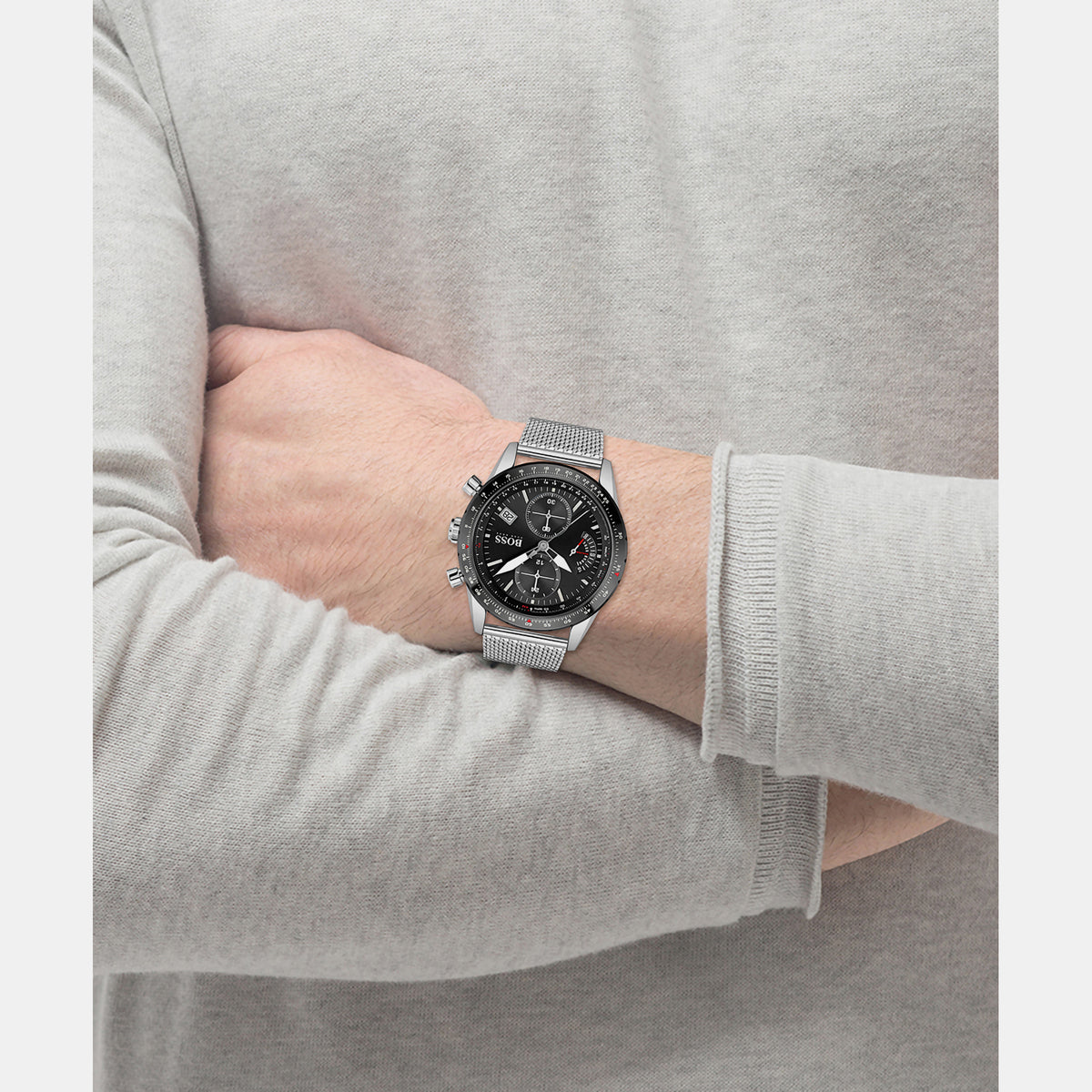Boss Stainless Steel Round watch