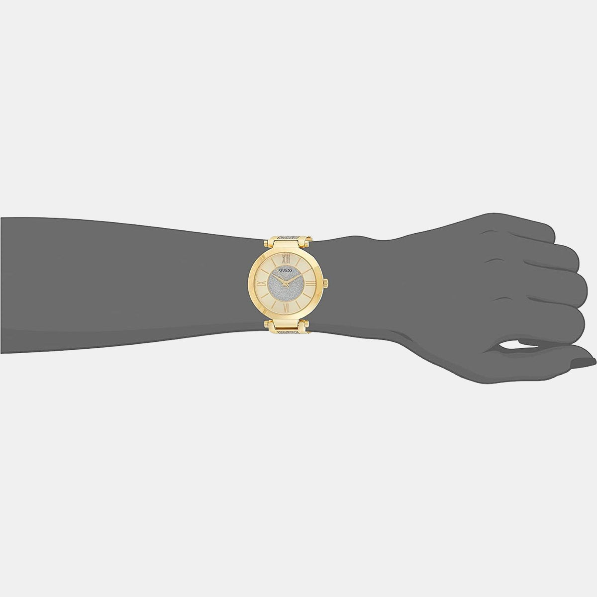 Guess Round Quartz Analog Women watch