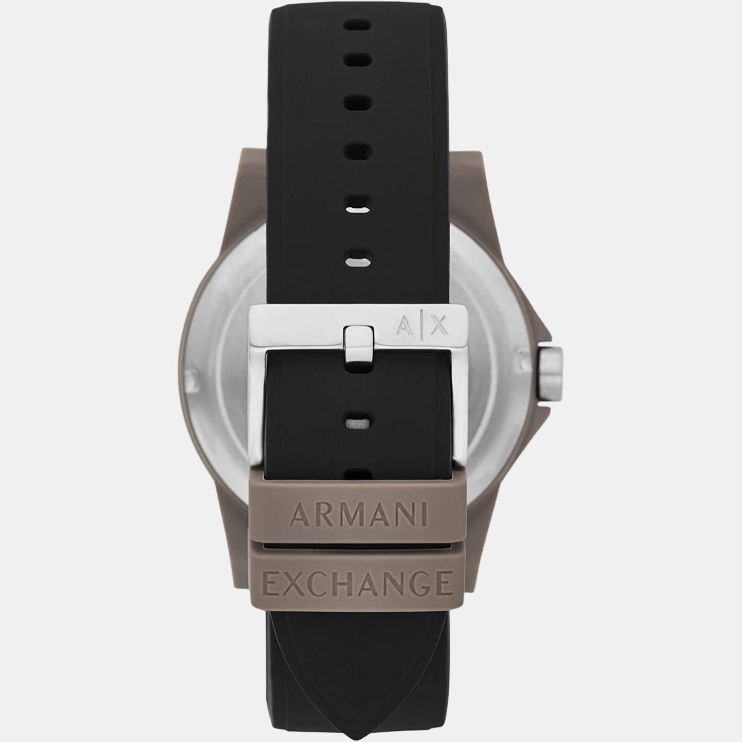 Armani Exchange Men Round Grey watch