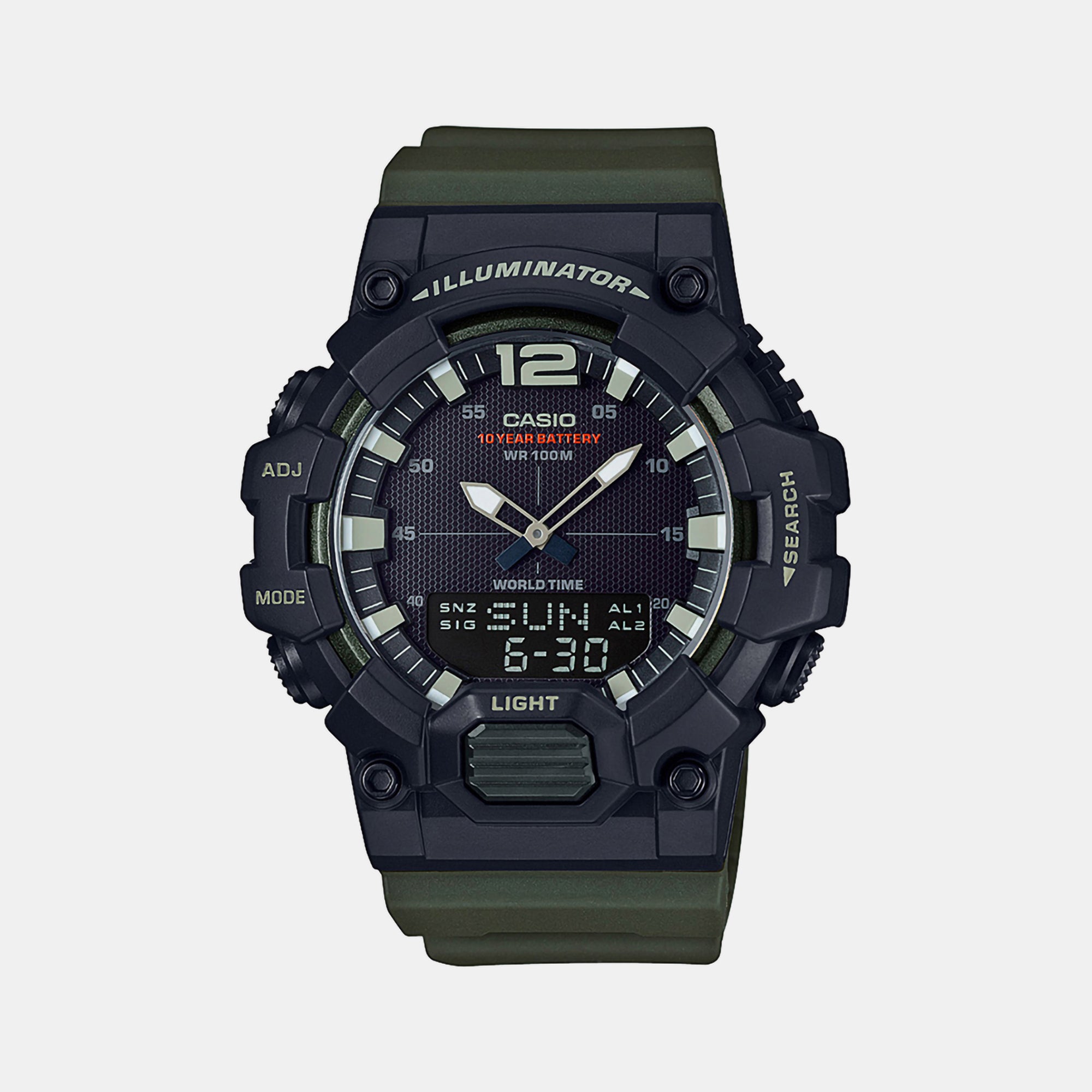 Casio Round Black Analog-Digital watch