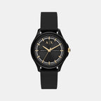 Armani Exchange Round Black Analog watch