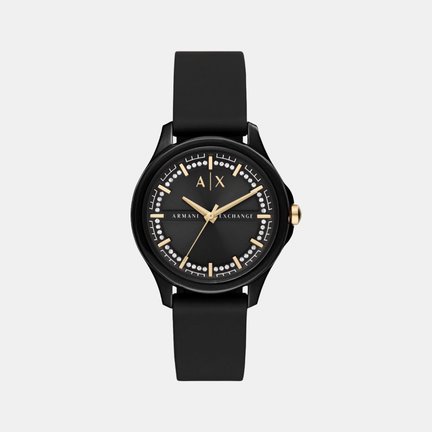 Armani Exchange Round Black Analog watch